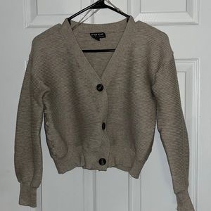 Tan cardigan